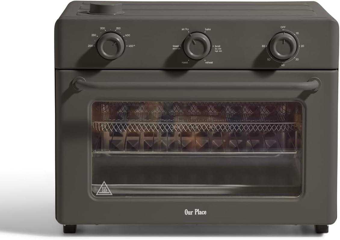 Our Place Wonder Oven: 32QT 6-in-1 Stainless Steel Air Fryer Toaster Oven Combo, Char.