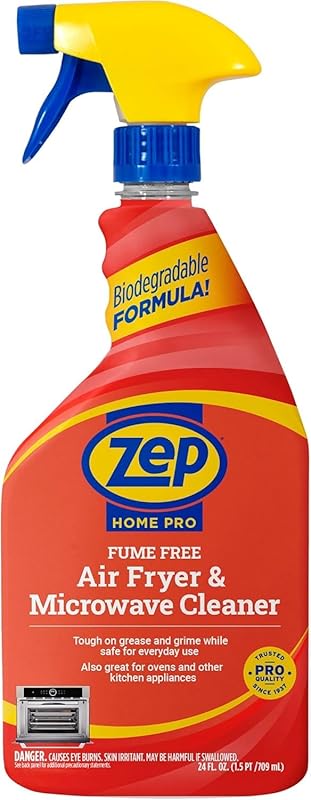 Zep Fume-Free Air Fryer and Microwave Cleaner for Tough Grease and Grime.