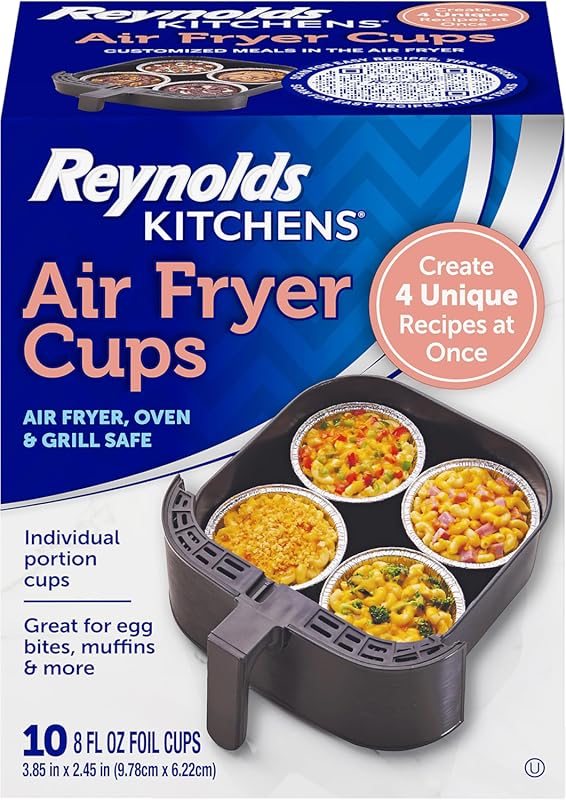 Reynolds Kitchens Air Fryer Cups, 10 Pack, 8 fl oz, great for individu