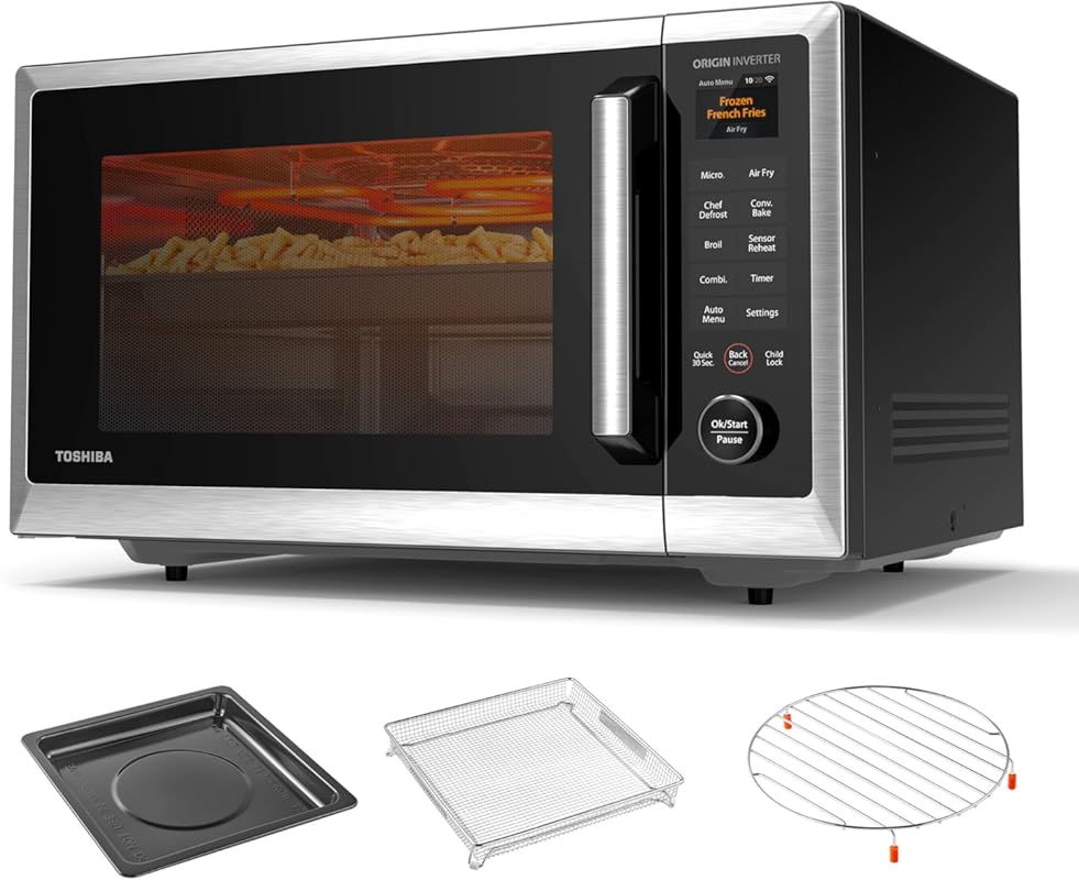 TOSHIBA OptiChef Countertop Microwave Oven with Air Fryer Combo