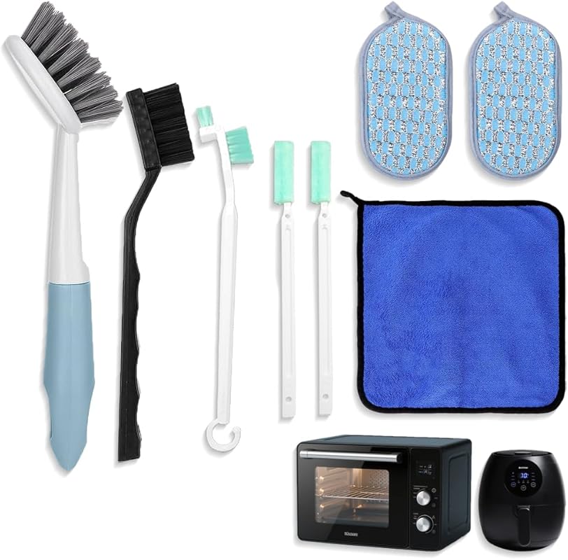 Air Fryer Cleaning Tools Set, Airfryer Cleaner Brush, Air Fryer Accessories（8 Pcs）