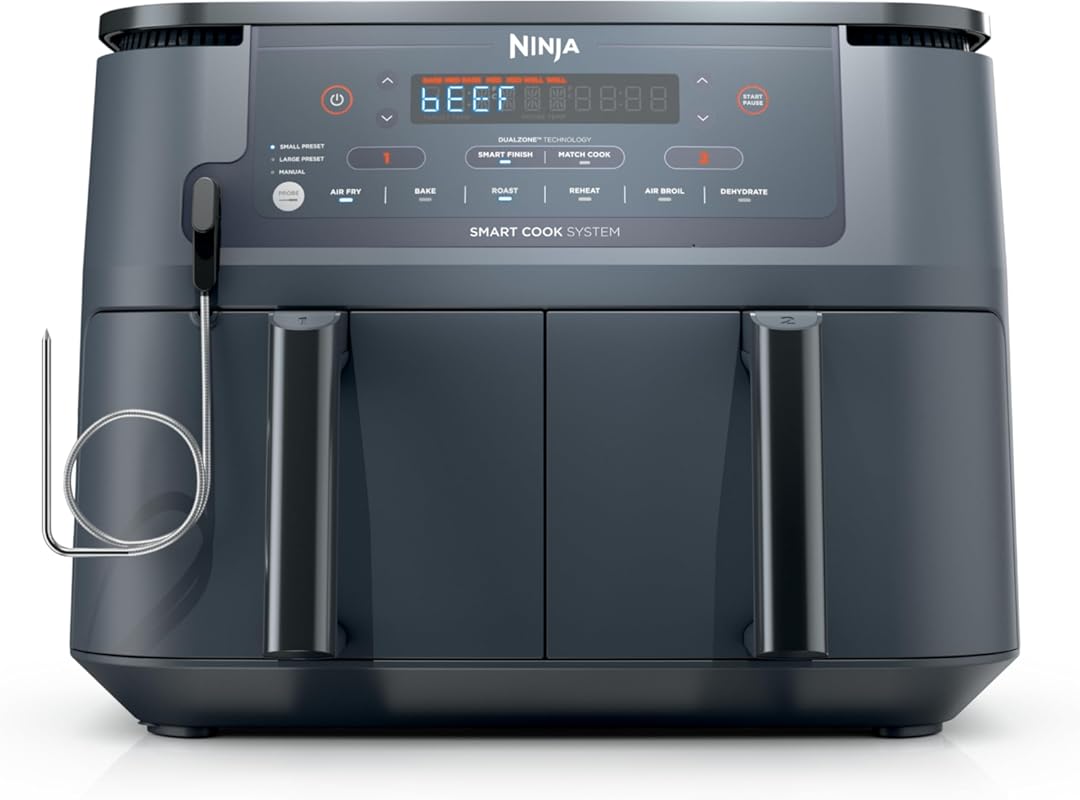 Ninja 10-Quart Air Fryer with Integrated Thermometer