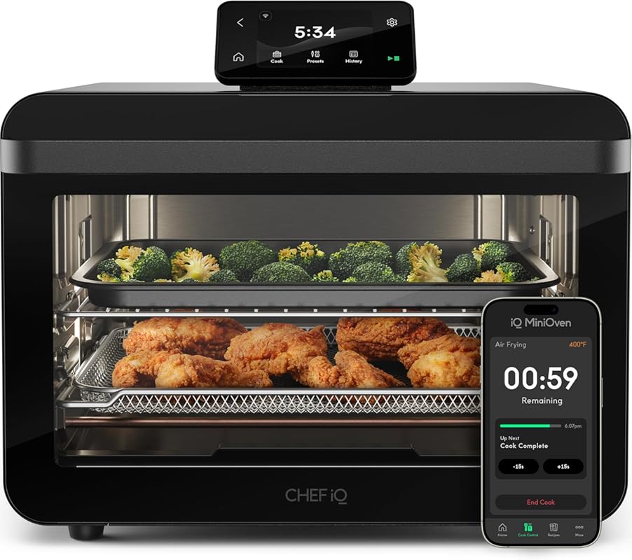 CHEF iQ Smart Toaster Oven Air Fryer Combo