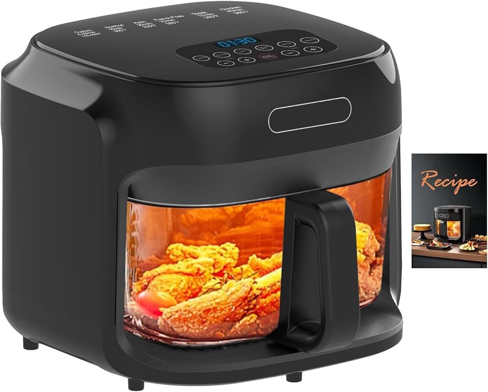7.5QT Glass Air Fryer