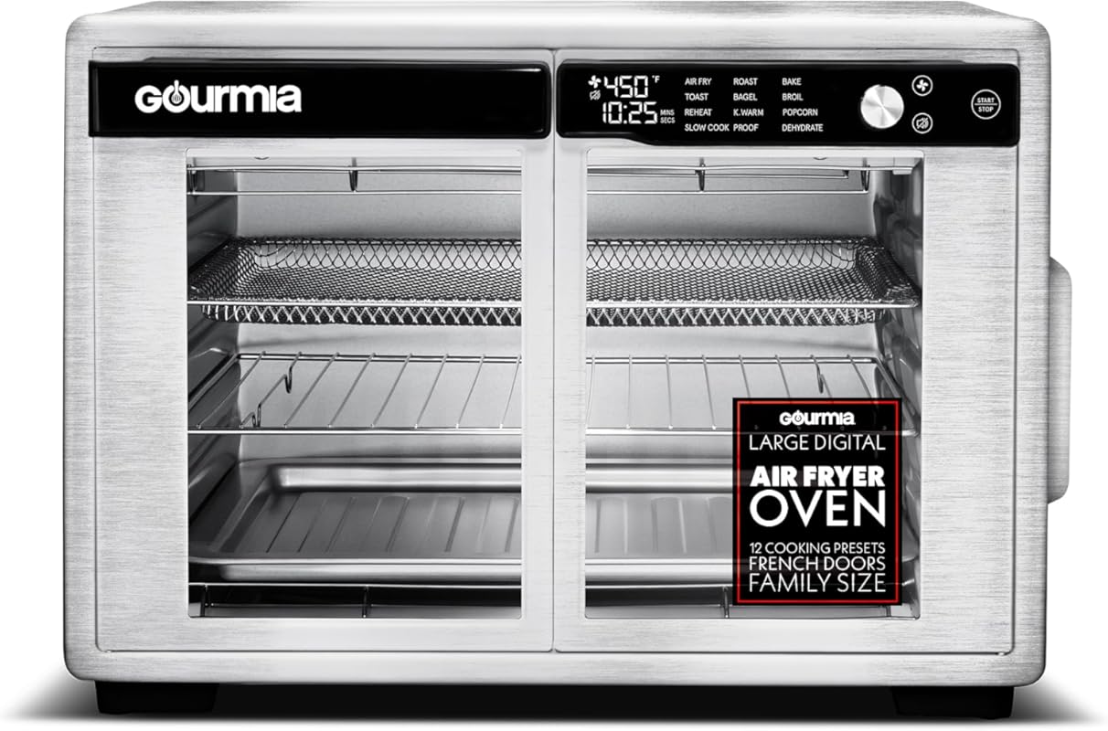 Gourmia XL 37QT French Door Air Fryer Oven