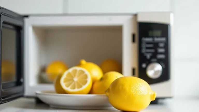 How to Clean Microwave With Lemon: A Simple Guide
